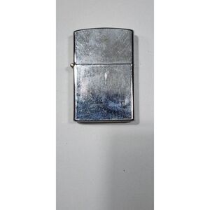 Kalan Vintage Flip Top Lighter, Plain Chrome